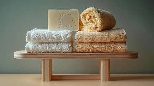 Mizu bath sheet and bath towel